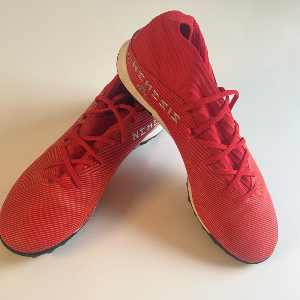 Adidas Nemeziz Orange and Silver Men's Soccer Shoes